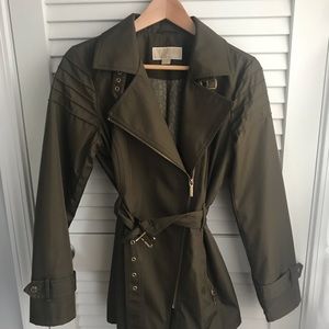 Michael Kors Zip Front trench jacket